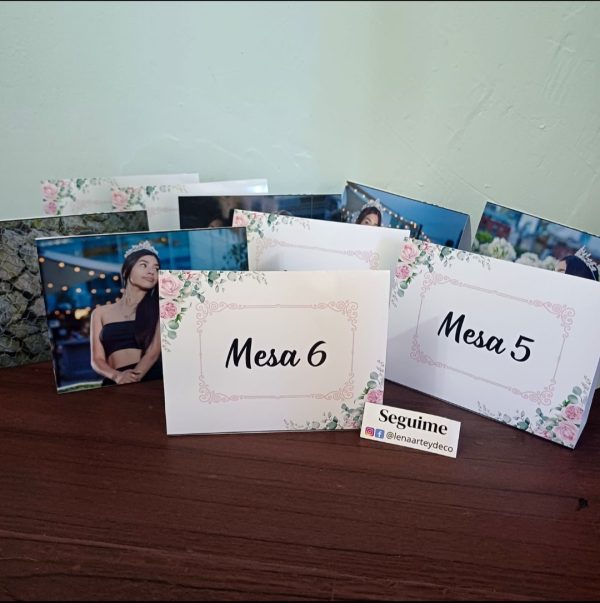 Carpas numero de mesa - Image 7