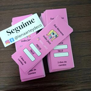 Tags 3x9 cm