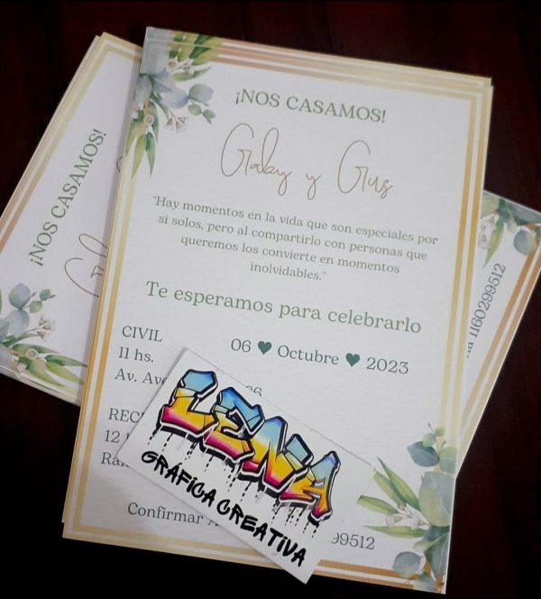 Invitaciones 13x9 cm - Image 6